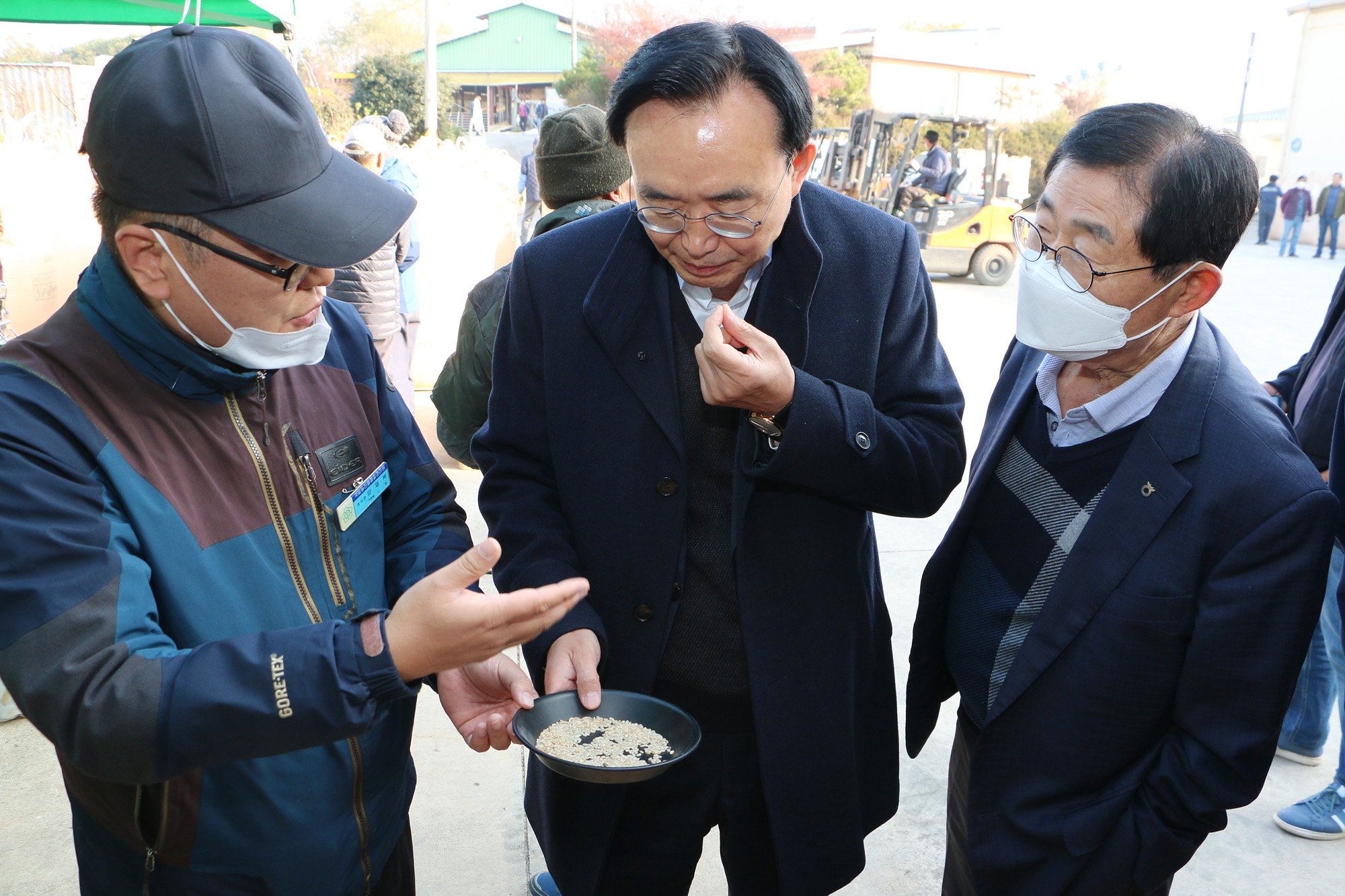 공공비축미 수매현장 방문