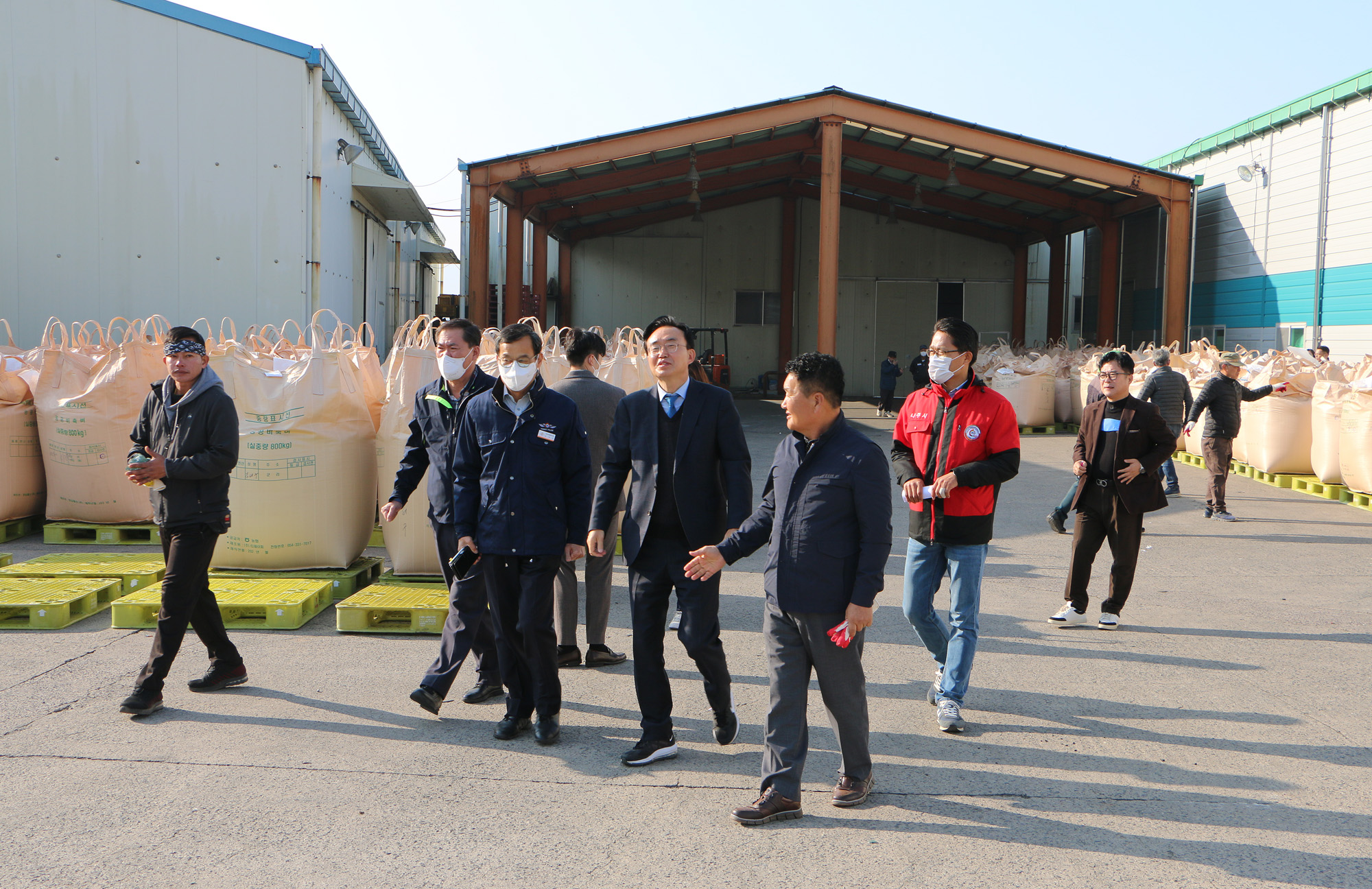 세지면 공공비축미 수매현장 방문