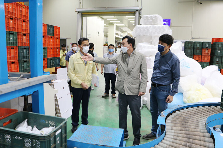 추석 명절 배선과장 방문