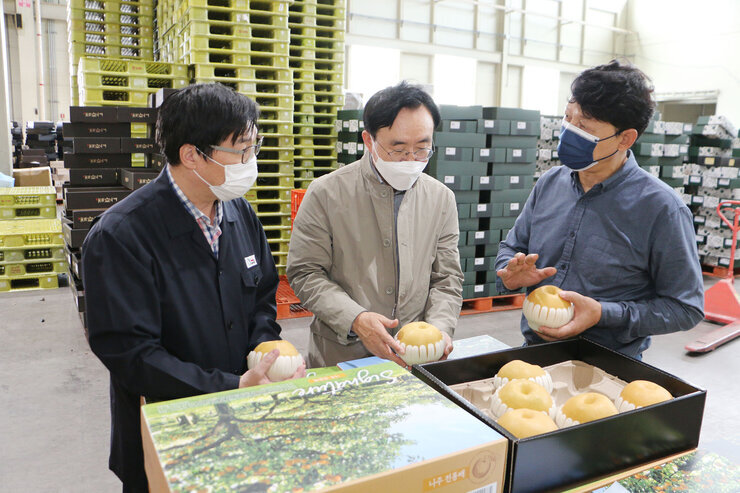 추석 명절 배선과장 방문