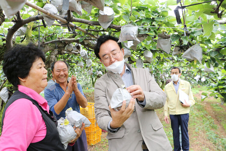 태풍 힌남노 대비 배농가 방문