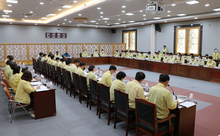 태풍 '힌남노' 대비 판단, 대처 점검회의