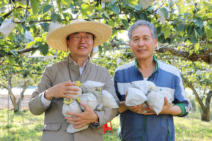 수확철맞이 배농가 현장 방문