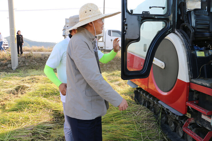 수확철맞이 벼농가 현장 방문