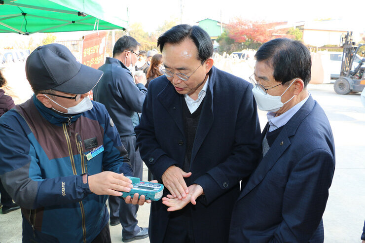 공공비축미 수매현장 방문