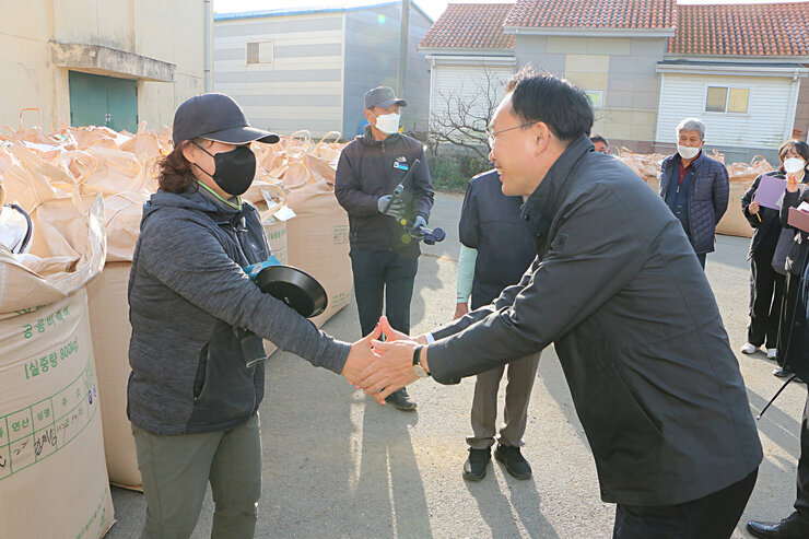 공공비축미 수매현장 (노안면)