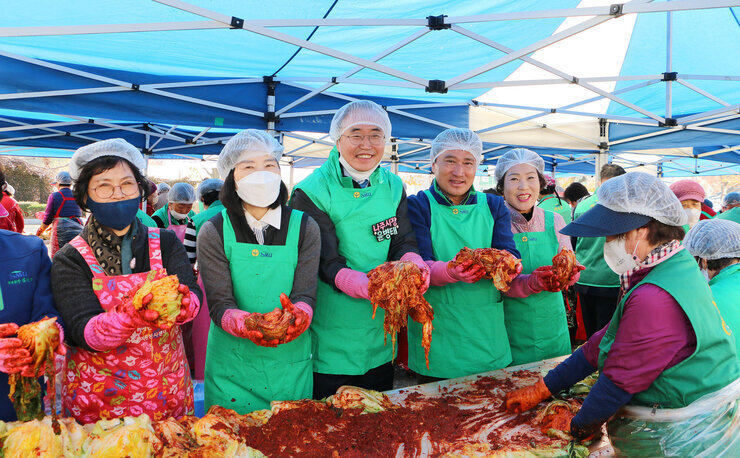 새마을 부녀회 사랑 愛 김장 나누기
