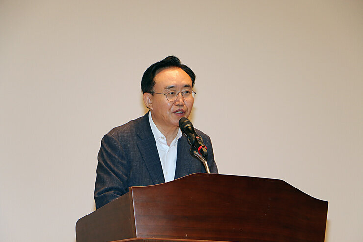 아산시, 담양군 농업회의소 나주시 방문 나주시장의 축사모습 근접촬영