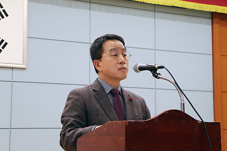  한일 나주 의병의 생애와 활동 나주부시장의 축사모습 근접촬영