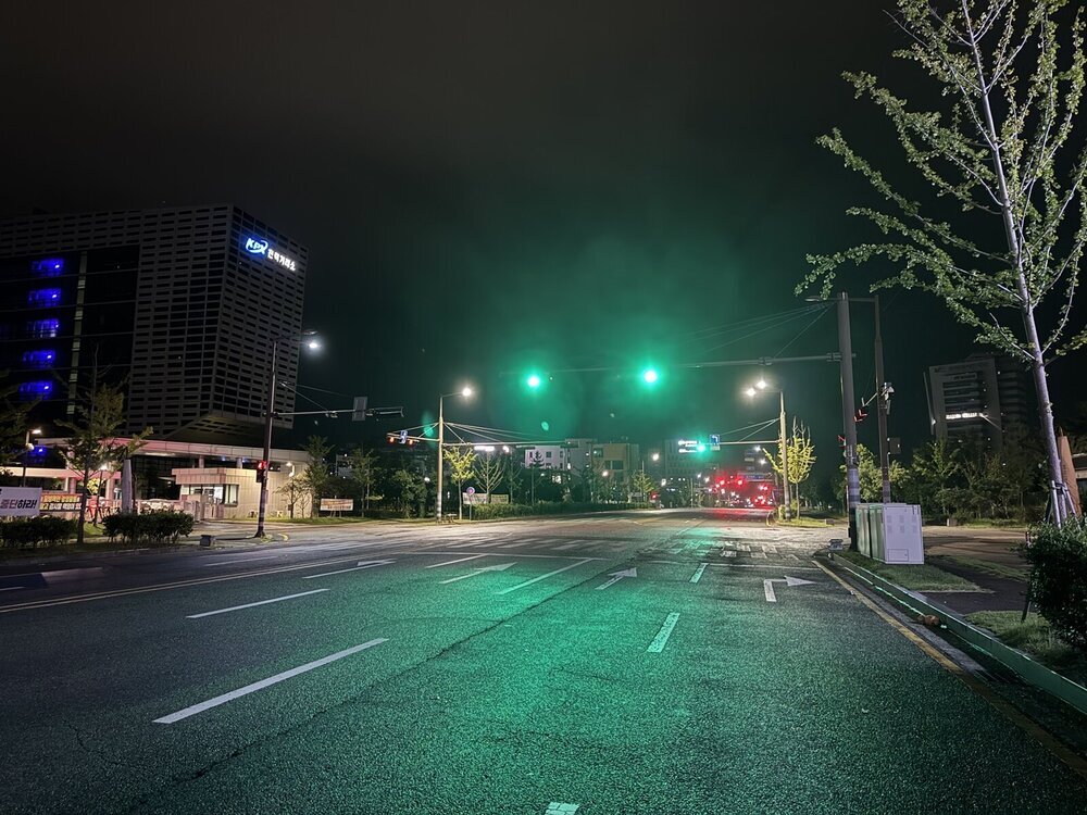 나주시, 빛가람동 주요 교차로 LED 투광등 전면 교체