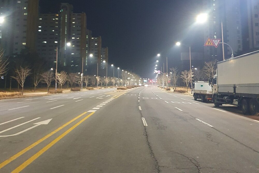 나주시, 혁신도시 노후가로등 교체로 밝고 안전한 도시 조성