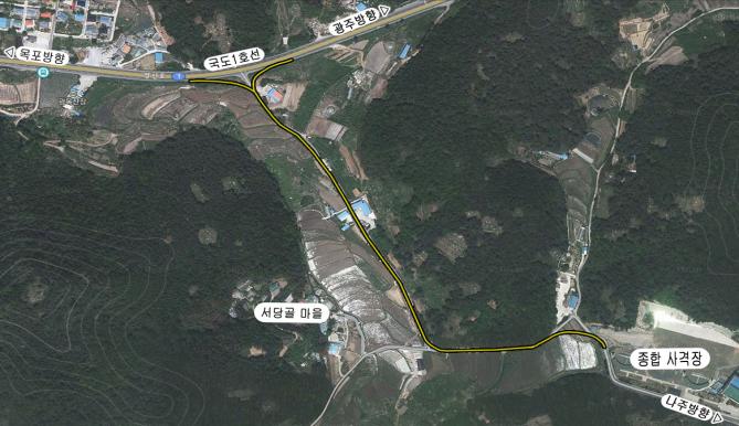 나주 사격장 진입로.jpg