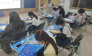 <2021 나주시청년희망학교 힐링 아크릴화-7번째 수업 >