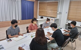 <2021 나주시청년희망학교 쉽게 배우는 기초 크로키반 - 1번째 수업 >