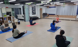 <2021 나주시청년희망학교 힐링 편안한 요가 - 4번째 수업 >