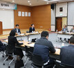 나주시 시민권익위원회 정기회의 우측면에서 촬영한 회의 모습