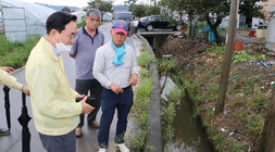 태풍 '힌남노' 북상 대비 시설하우스 방문