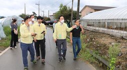 태풍 '힌남노' 북상 대비 시설하우스 방문