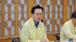 태풍대응 상황판단 회의 나주시장의 당부말씀 근접촬영