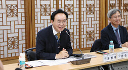 제2회 나주시 RE100 에너지정책 자문위원회 나주시장의 인사말 모습 근접촬영