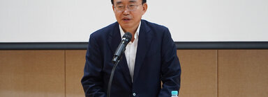 청렴시민감사관 및 공무원 청렴워크숍 나주시장의 인사말 모습 근접촬영