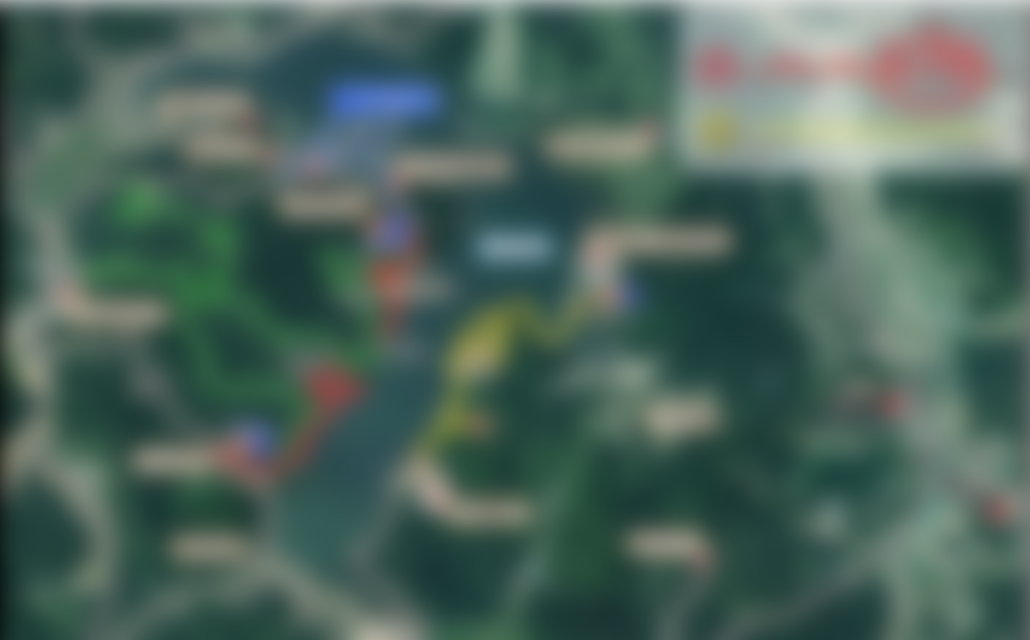 나주호 둘레길을 멀리서 찍은 사진