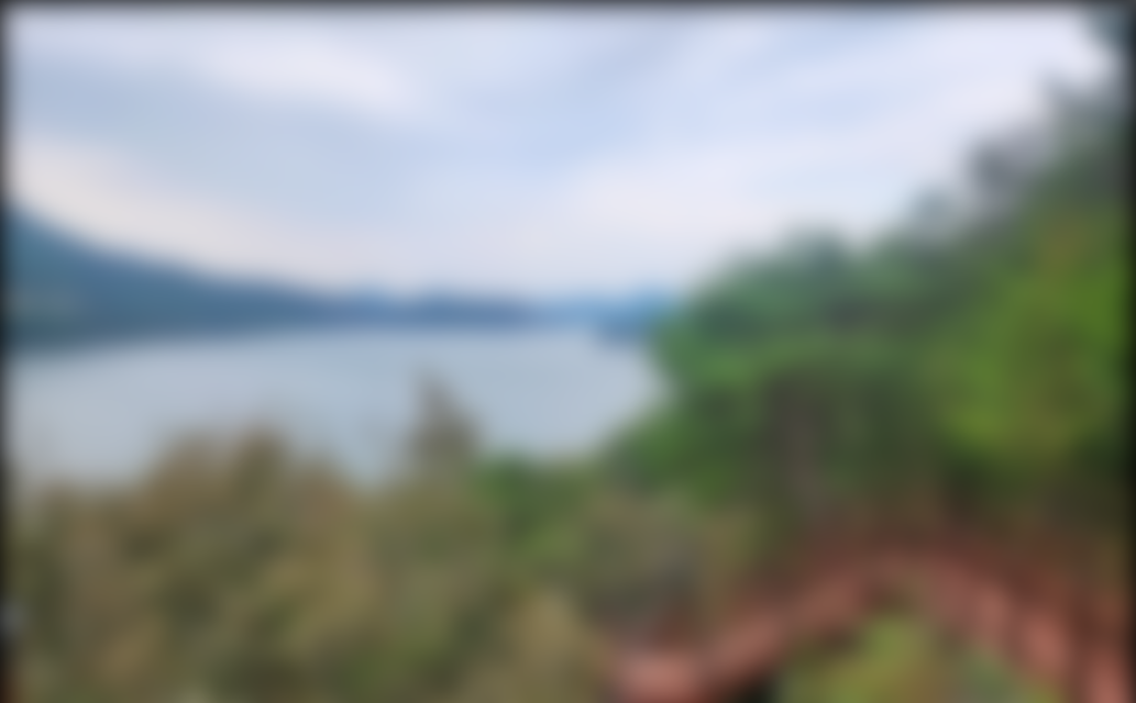 나주호 둘레길을 멀리서 찍은 사진